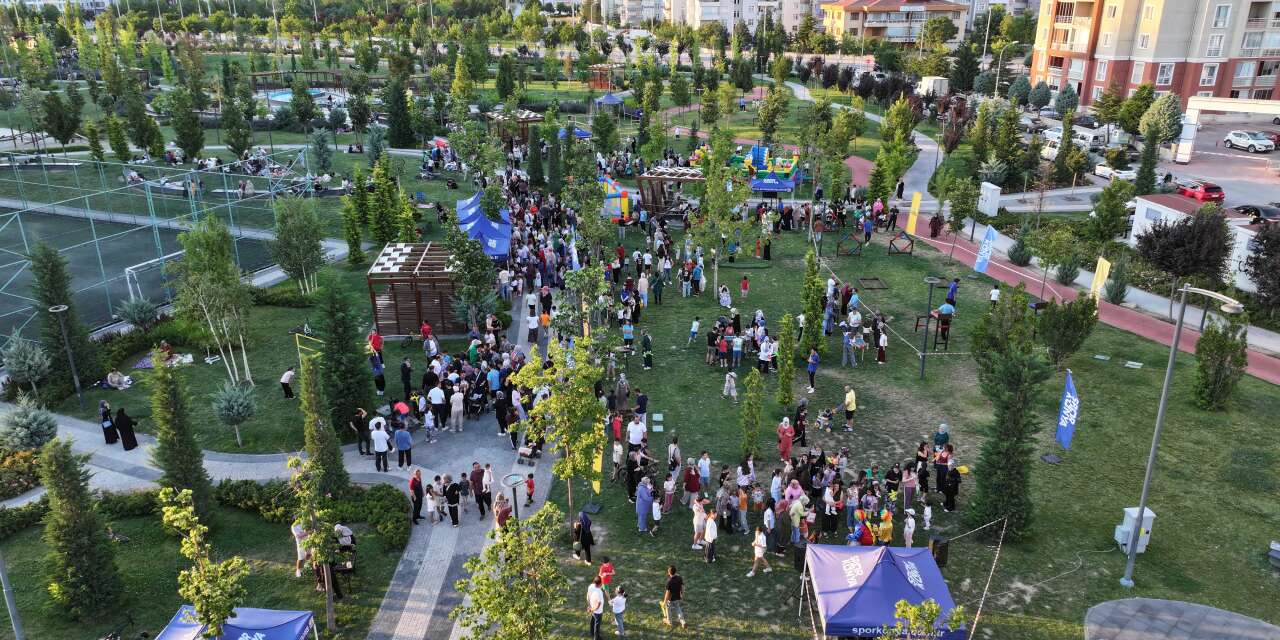 Konya’da parklar 60 gün boyunca çocukların neşesiyle şenlendi
