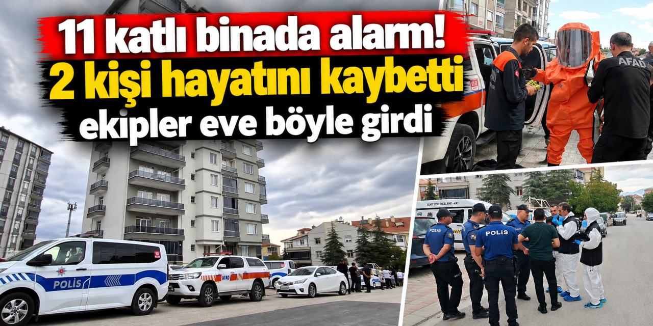 Evli çift ölü bulundu! Alarma geçen ekipler binayı boşalttı