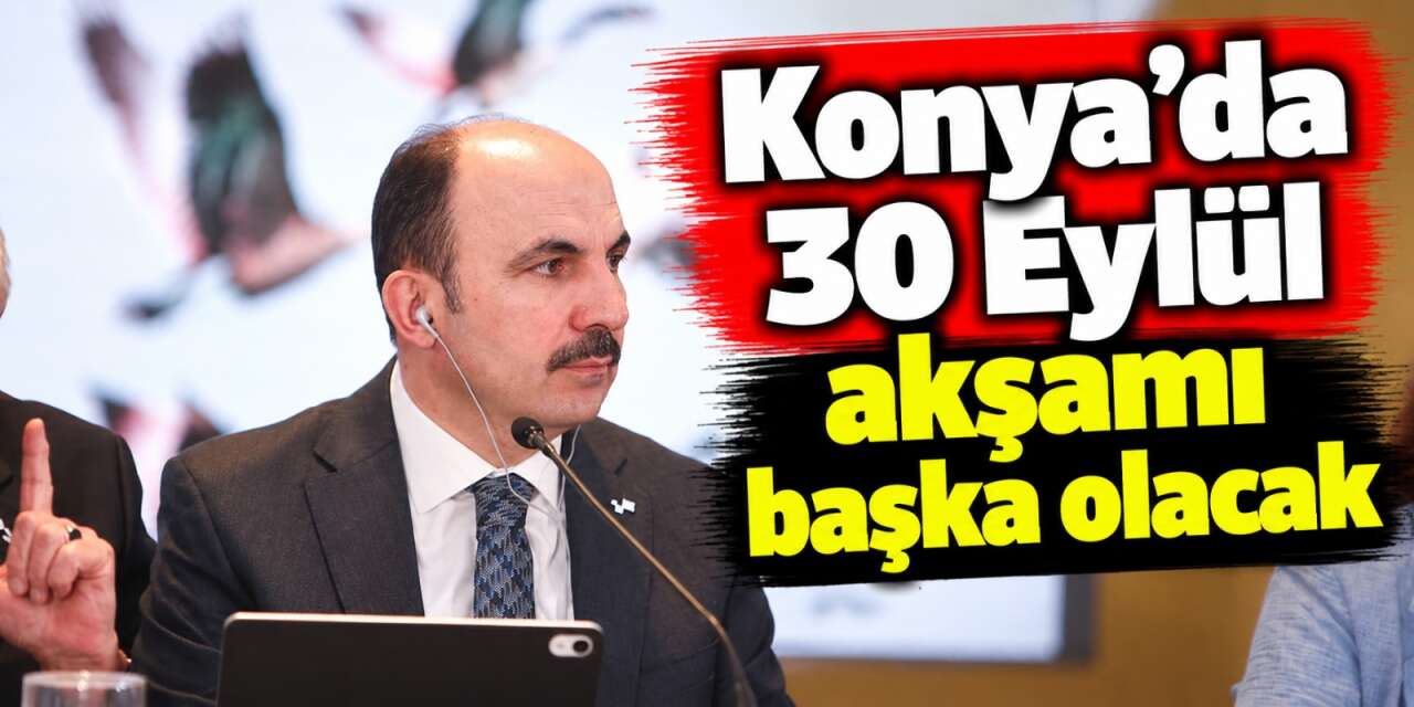 Konya’da Filistin için tarihi gün! Gözler 30 Eylül’de