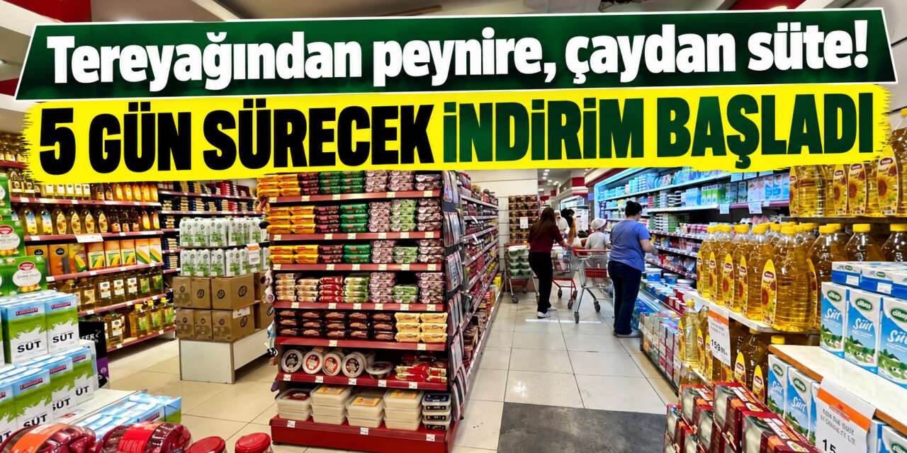 Konya’nın yerel marketinden yeni indirim kampanyası! 6 şubede özel kampanya uygulanacak