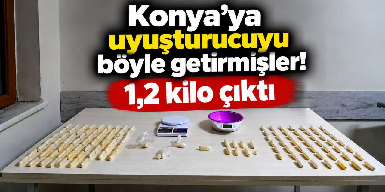 Konya’da uyuşturucu baskını! Yakalandılar, gerçek hastanede ortaya çıktı