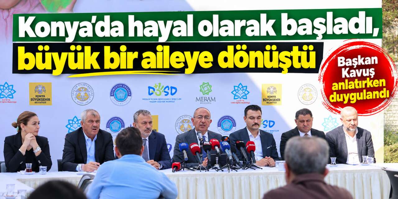 Dünyada örneği yok! Meram’ın örnek projesi 3 yaşında