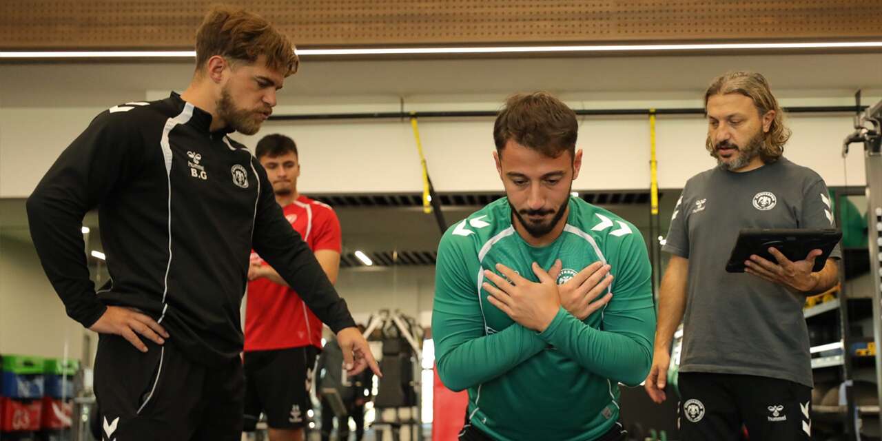 Konyaspor’da futbolculara testler yapıldı