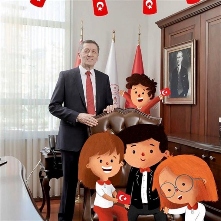 Milli Eğitim Bakanı Selçuk, 23 Nisan için sosyal medya hesaplarını çocuklara devretti