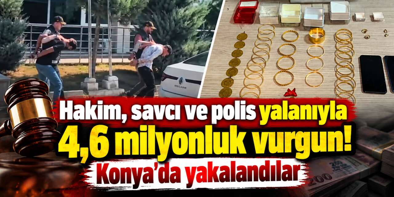 4,6 milyon liralık altınla kaçıyorlardı! Planları Konya’da suya düştü