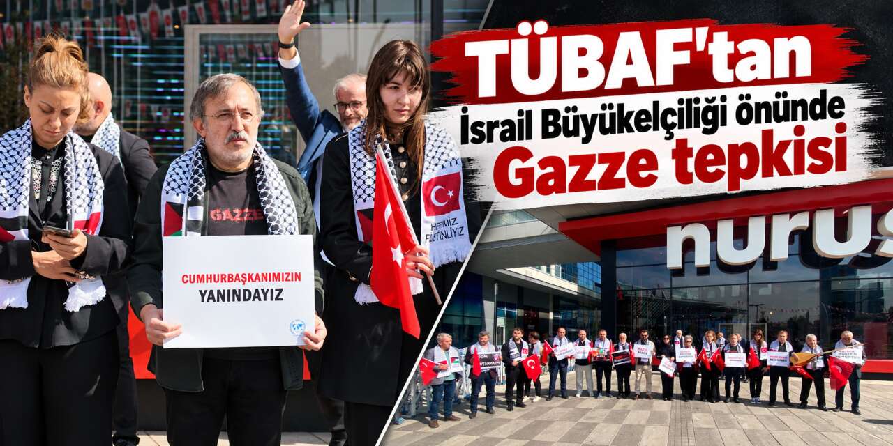 Gazeteciler Ankara’da Gazze için ses yükseltti