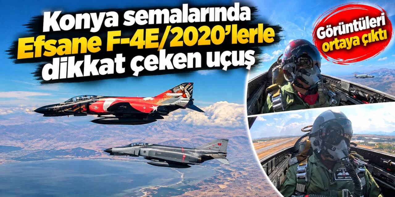 Bugün Konya'nın üstünde dolaşan uçaklarda 2 önemli isim olduğu ortaya çıktı