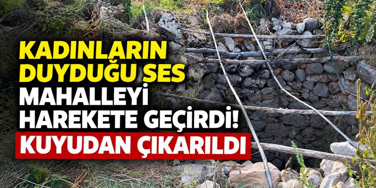 Fasulye hasadı yapıyorlardı! Konya’da kuyudan gelen ses mahalleyi harekete geçirdi