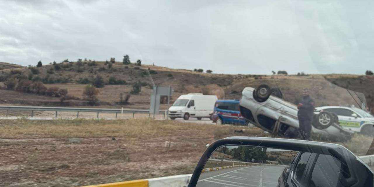 Konya’da yağmur bastırdı, kazalar peş peşe geldi