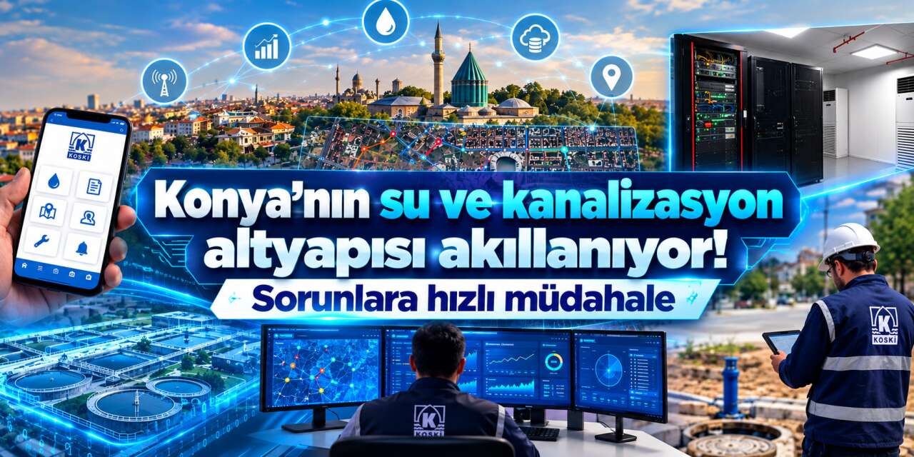 KOSKİ altyapıyı akıllı sistemlere emanet etti! Yapay zeka da devrede
