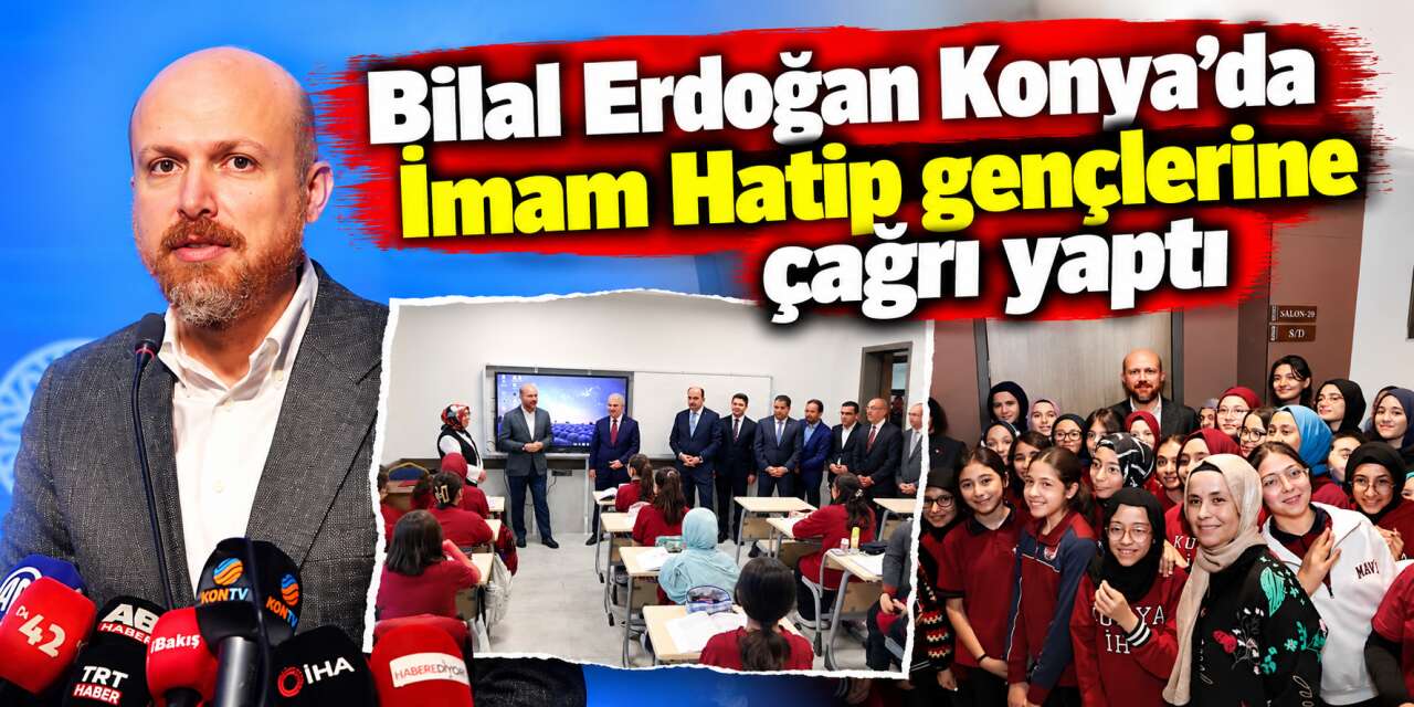 Bilal Erdoğan Konya’da konuştu! En iyi olmaktan başka hedefimiz yok