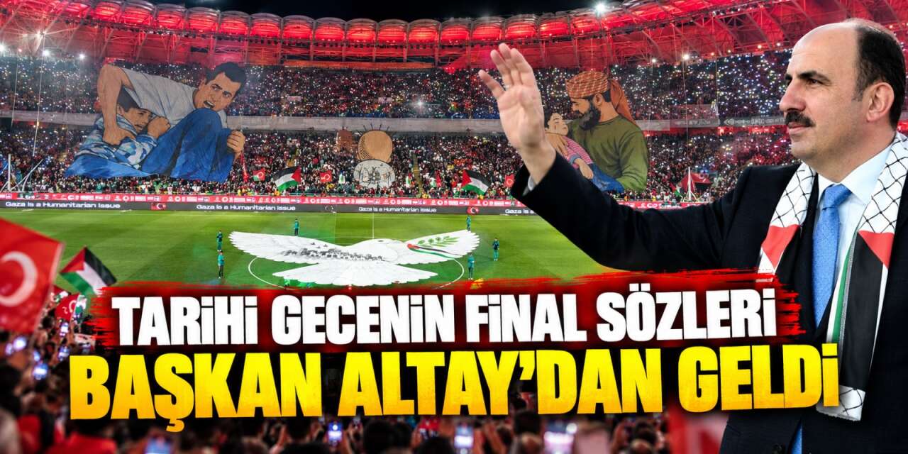 Stat tıklım tıklım doldu, Konyalılara özel teşekkür beklenen isimden geldi