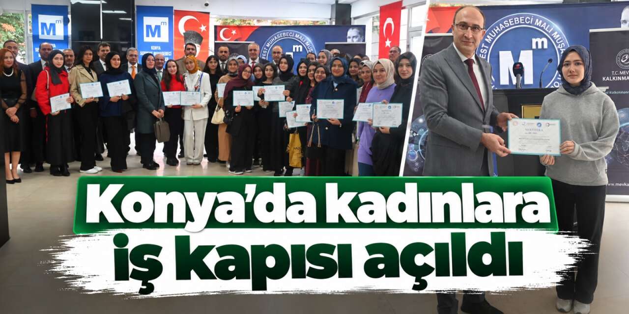 Konya’da SOGEP projesi kapsamında 70 kadın iş sahibi oldu