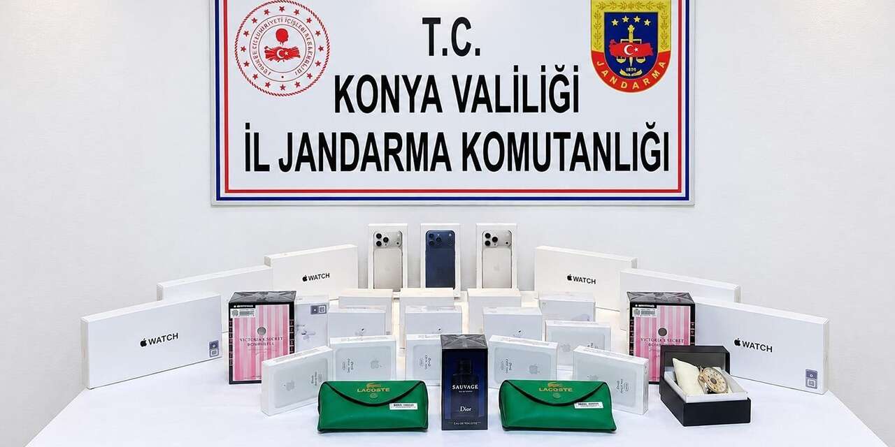 Konya’da kaçakçılardan geriye bunlar kaldı! Değeri 915 bin TL
