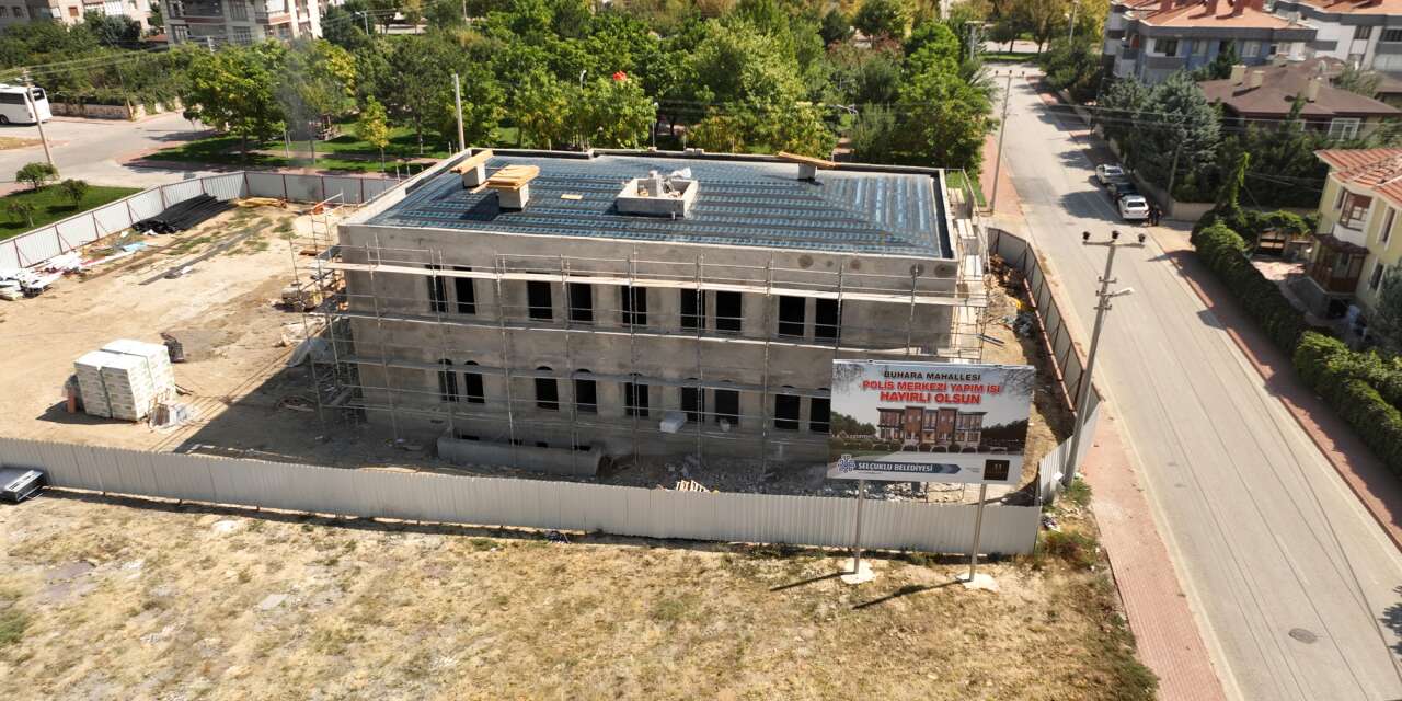Konya’nın güvenlik altyapısı güçleniyor! Selçuklu’da yeni polis merkezi yükseliyor