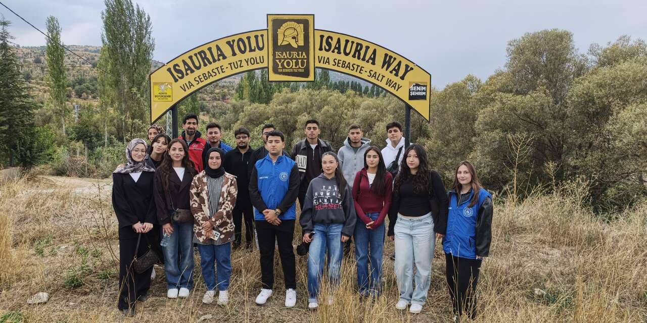 Konya’da üniversiteliler İsauria Yolu’nun güzelliklerini keşfetti