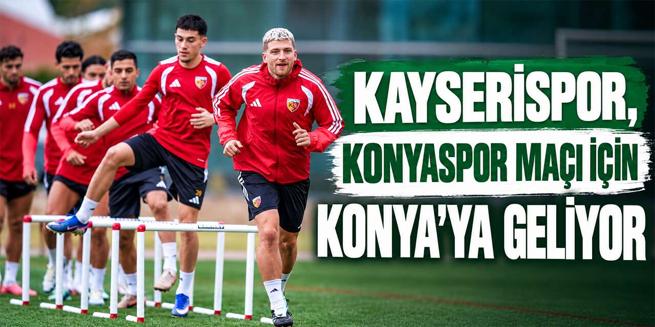 Konyaspor hazırlık maçına çıkıyor! Rakip lider Kayserispor