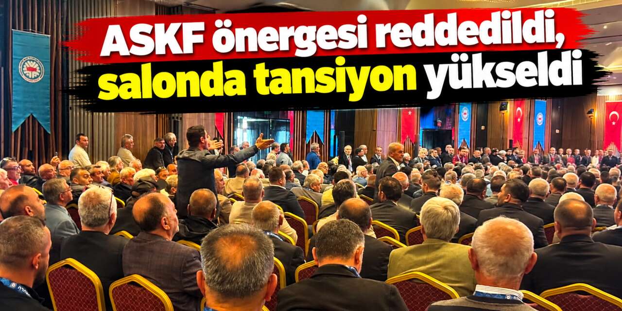 TASKK Genel Kurulu’nda tansiyon yükseldi! Konya Milletvekili güvenliği çağırdı