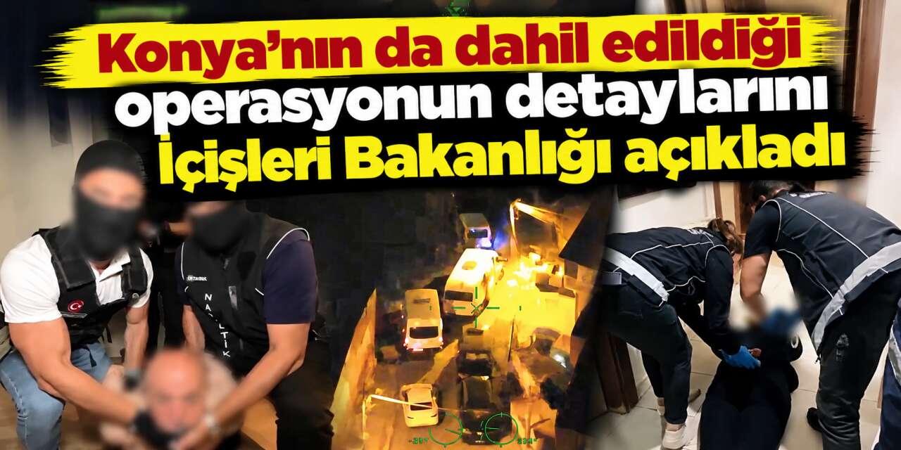 Konya ve 74 ilde 714 zehir taciri tutuklandı