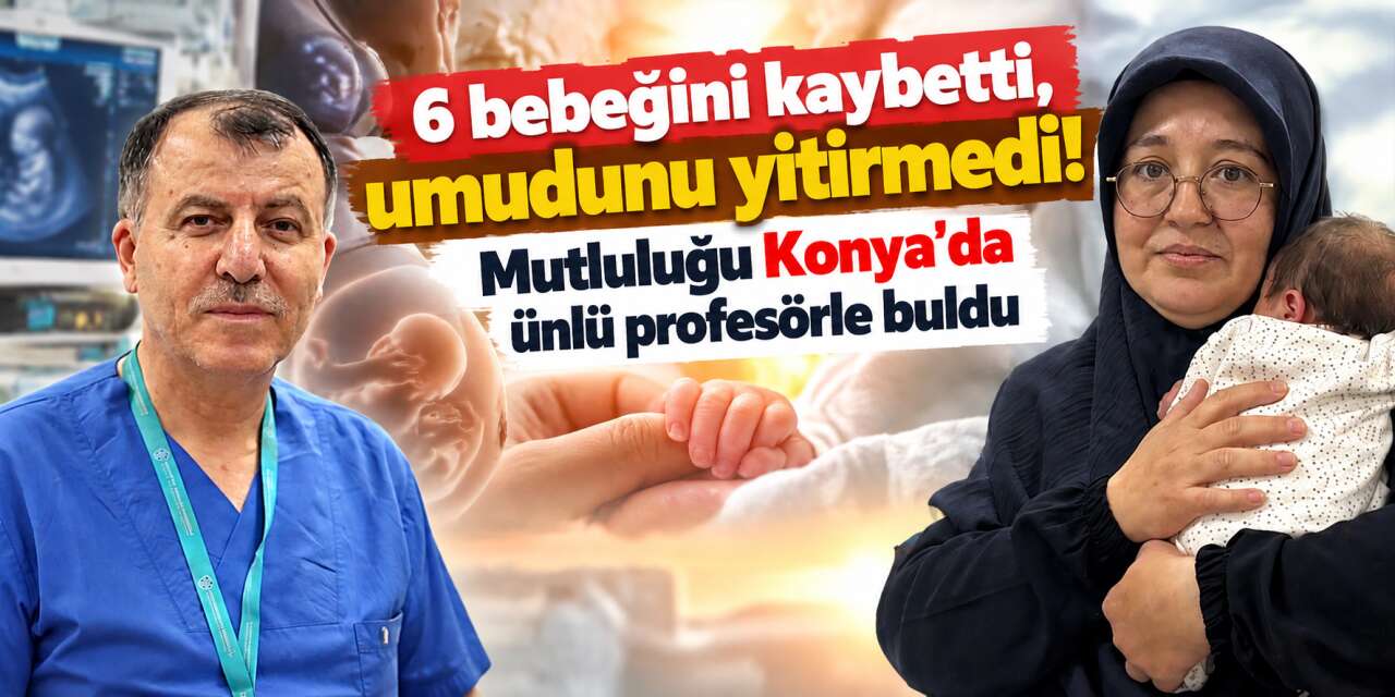 6 bebeğini kaybetmişti! Konya’daki milimetrelik tedaviyle ikinci kez anne oldu