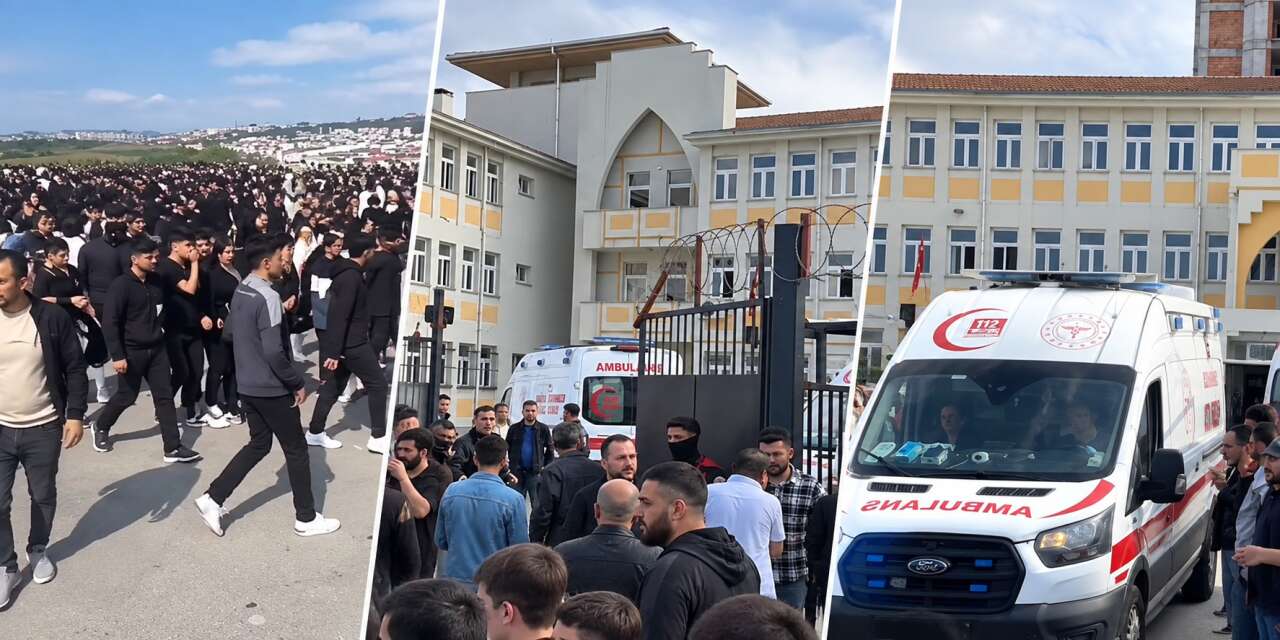Okulda bıçaklı kavga ihbarı! Ekipler sevk edildi