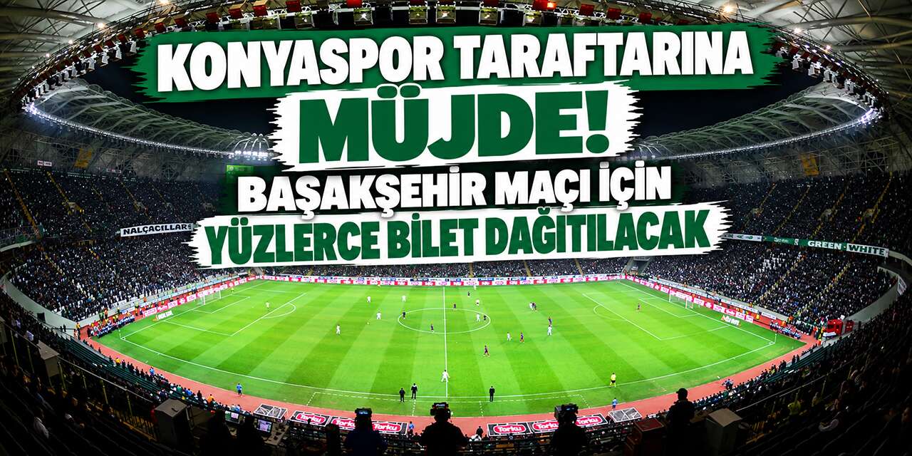Konyaspor taraftarı için ücretsiz bilet fırsatı! Başvurular bugün başlıyor