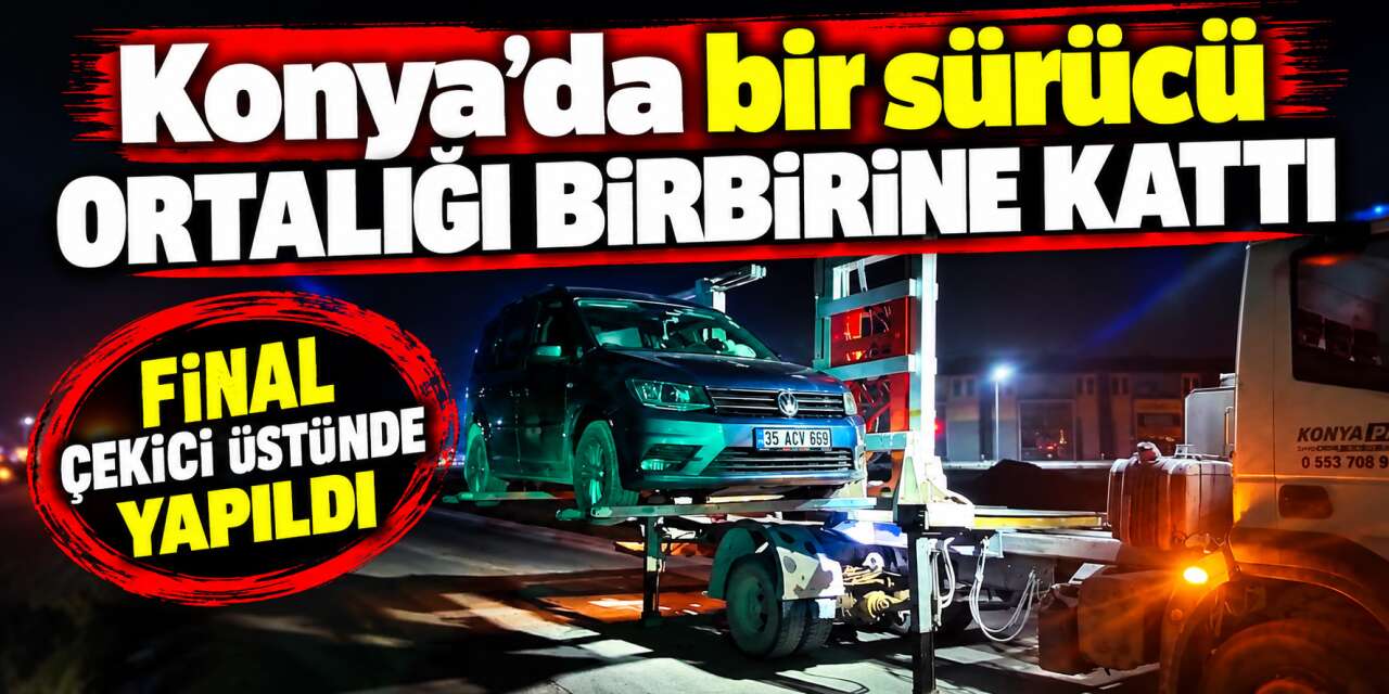 Konya’da uzun süre polisten kaçtı! Sebebi yakalanınca ortaya çıktı