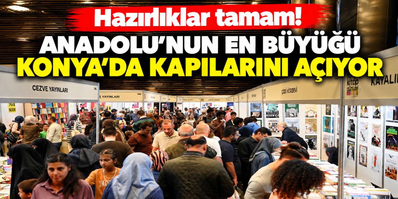Konya Kitap Günleri 2026 için geri sayım başladı! Tarih ve etkinlik takvimi belli oldu