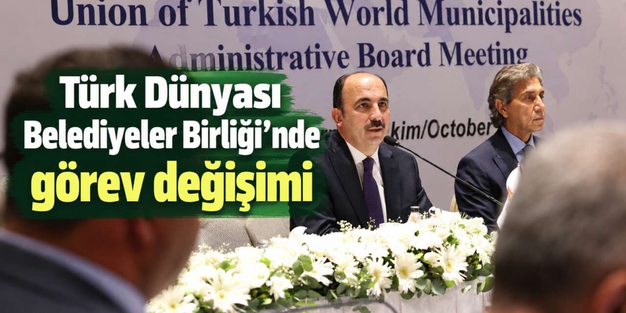 Uğur İbrahim Altay 7 yıldır sürdürdüğü başkanlığı devretti