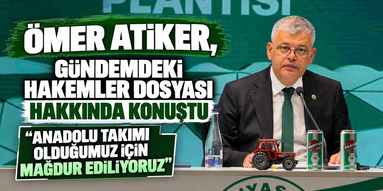 Konyaspor’da Başkan Atiker’den hakem açıklaması: “Sistem çalışıyormuş”