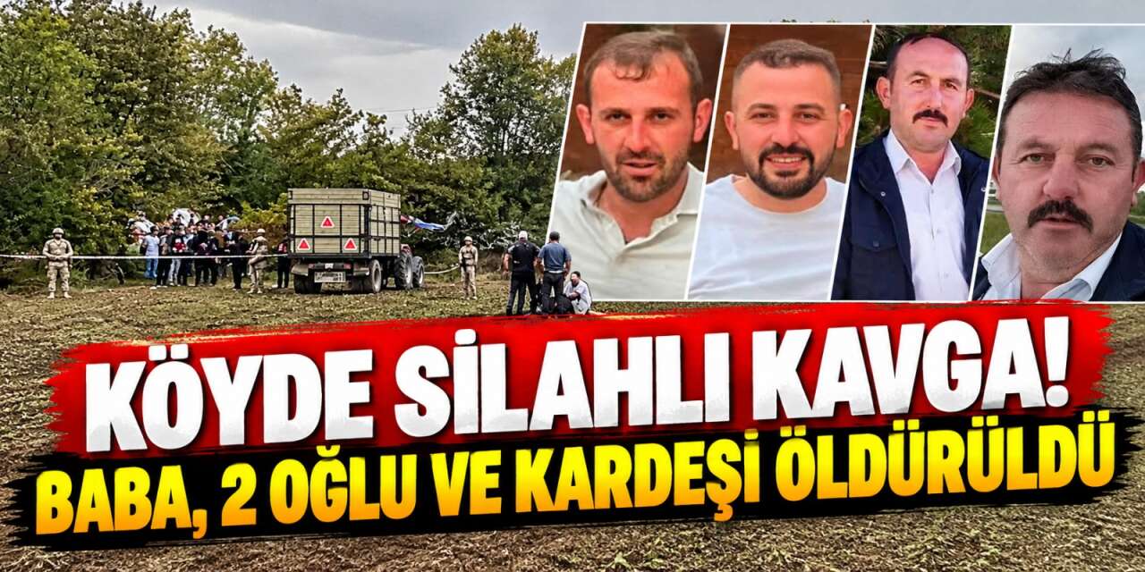 Pancar tarlasında silahlı katliam! Aynı aileden 4 kişi öldürüldü