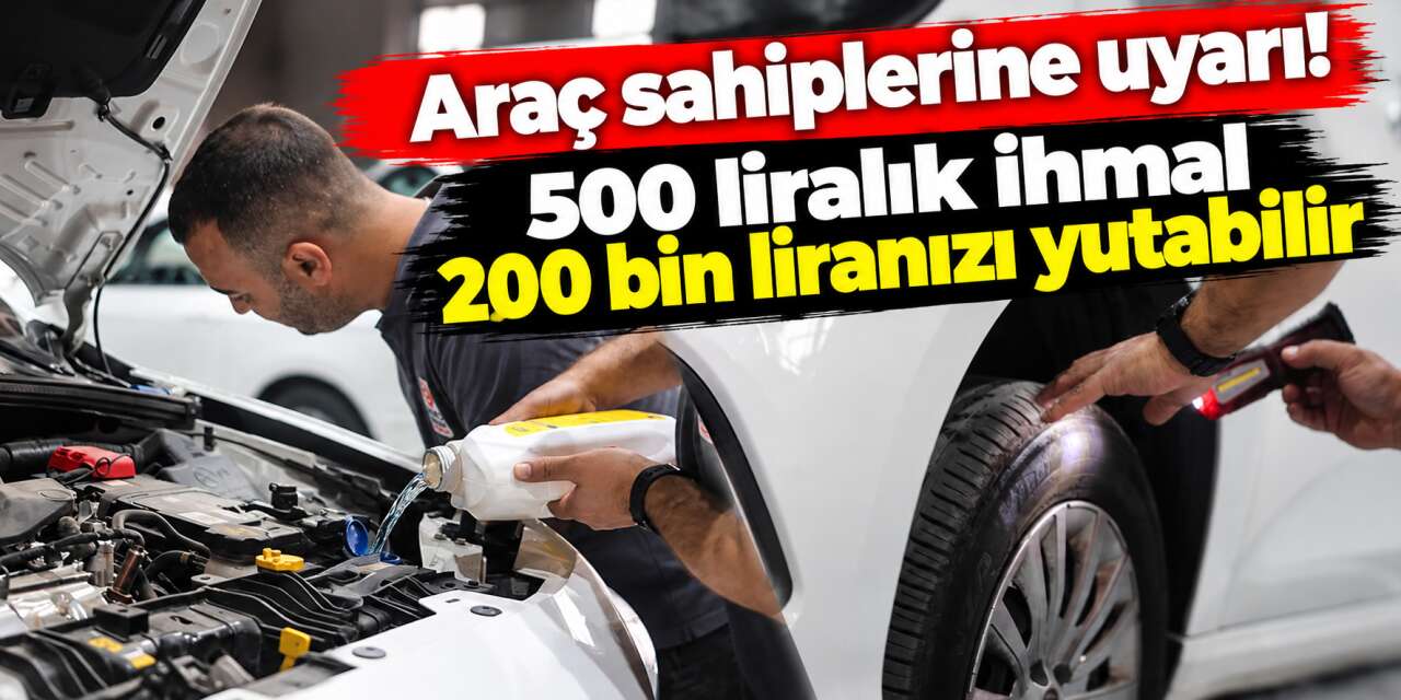 Konya’da araç sahiplerine kritik kış uyarısı! 200 bin liraya mal olabilir
