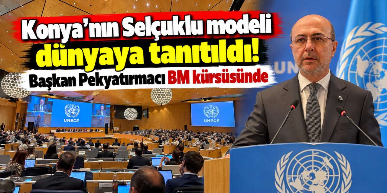 Selçuklu’nun çevre ve enerji yatırımları Cenevre'de dünyaya anlatıldı