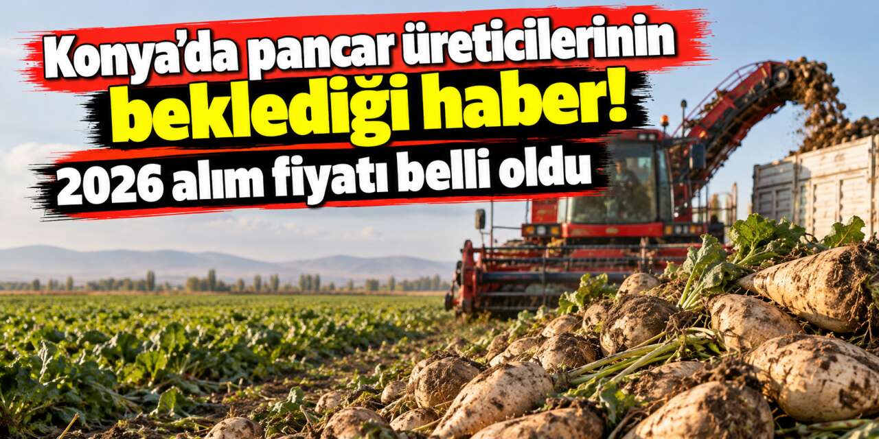 TÜRKŞEKER duyurdu! Şeker pancarının 2026 yılı alım fiyatı açıklandı