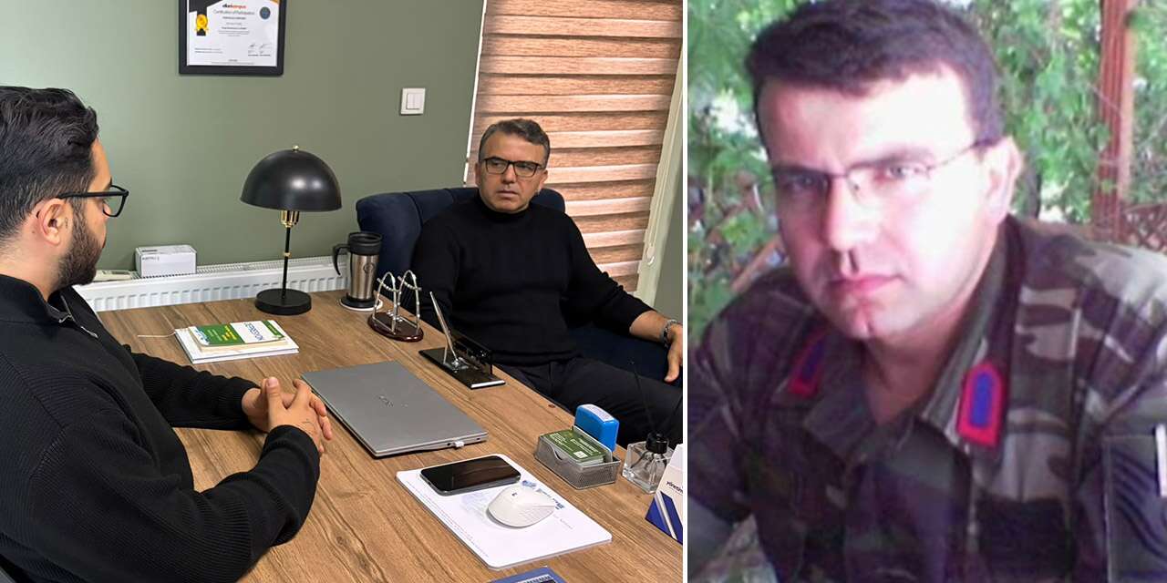 Emekli başçavuş üniversiteyi birincilikle bitirdi, oğluna meslektaş oldu