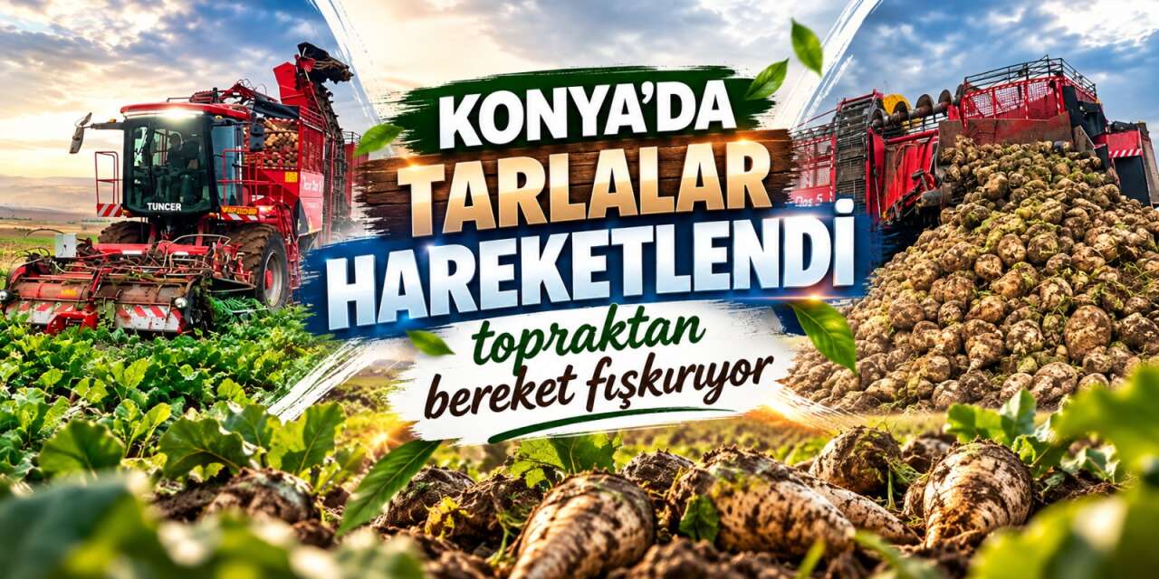 Konya’da pancarda yüzler gülüyor! Hedef 96 bin ton