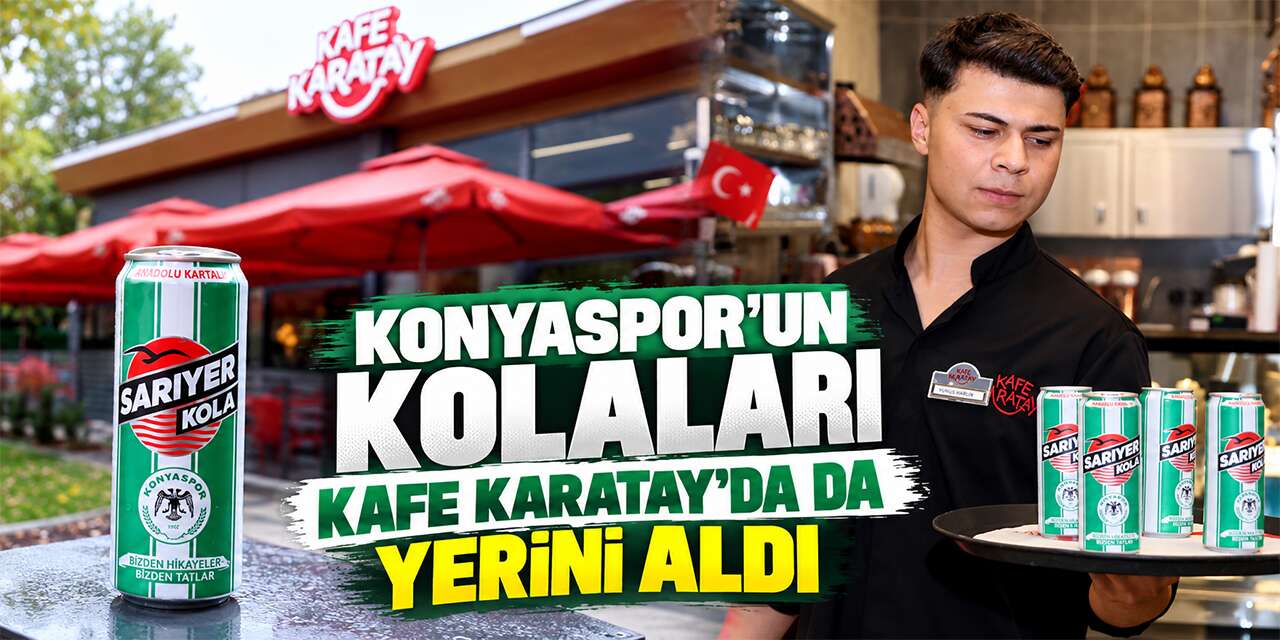 Konyaspor için üretilen kolalara ilgi büyüyor! Kafe Karatay’da da satışa çıktı