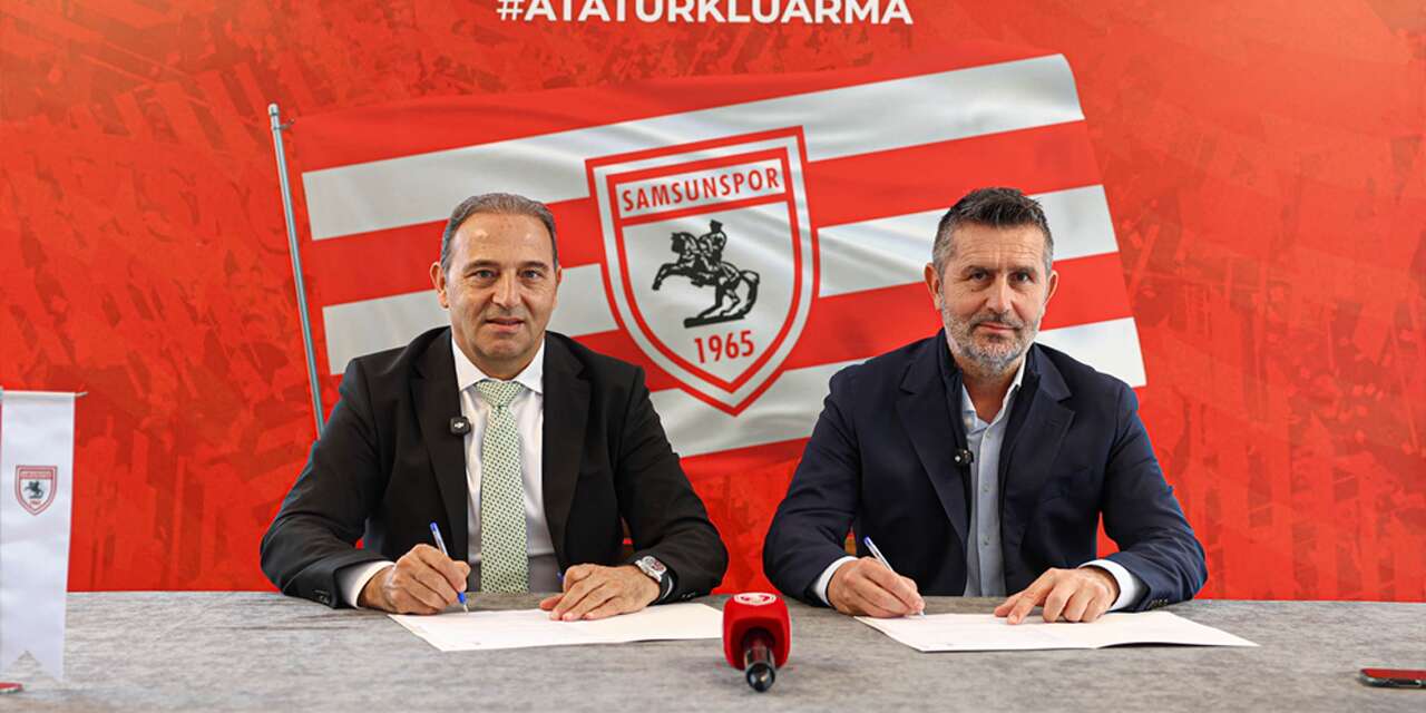 Trabzonspor’un eski teknik direktörü Samsunspor ile sözleşme imzaladı