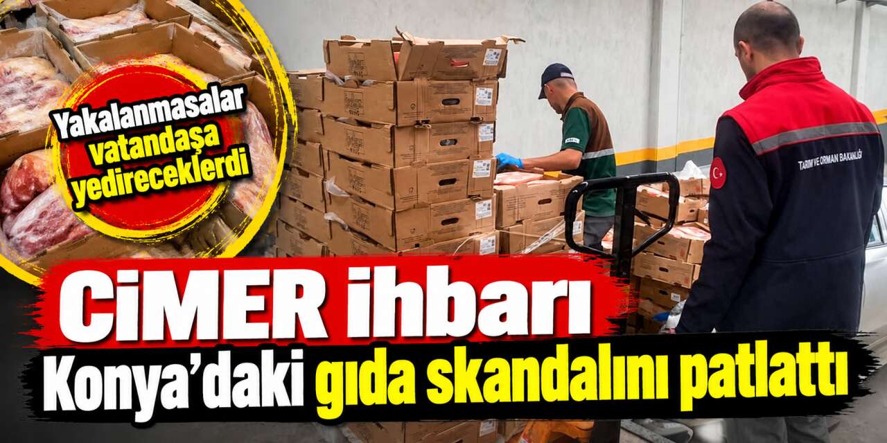 Konya’da baskın yapılan iş yerinden 7 bin kilo bozuk tavuk eti çıktı