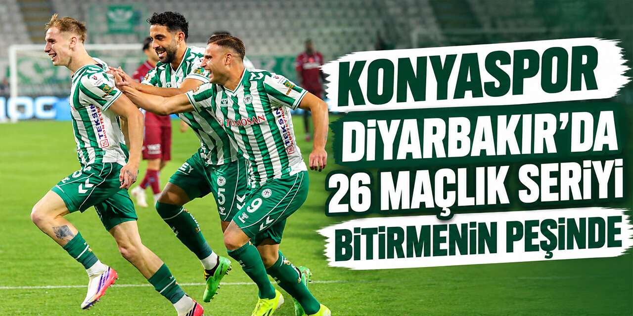 Konyaspor, Amedspor’un 26 maçlık serisini bitirmek istiyor