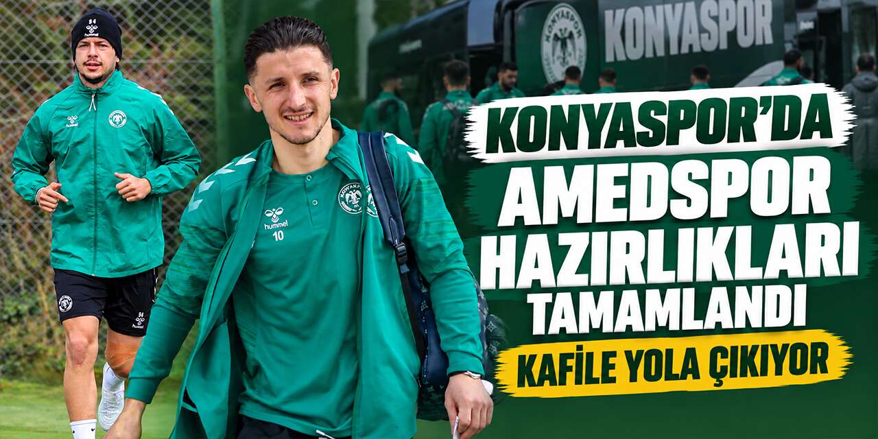 Konyaspor, Amedspor maçına hazır! Diyarbakır yolculuğu başlıyor