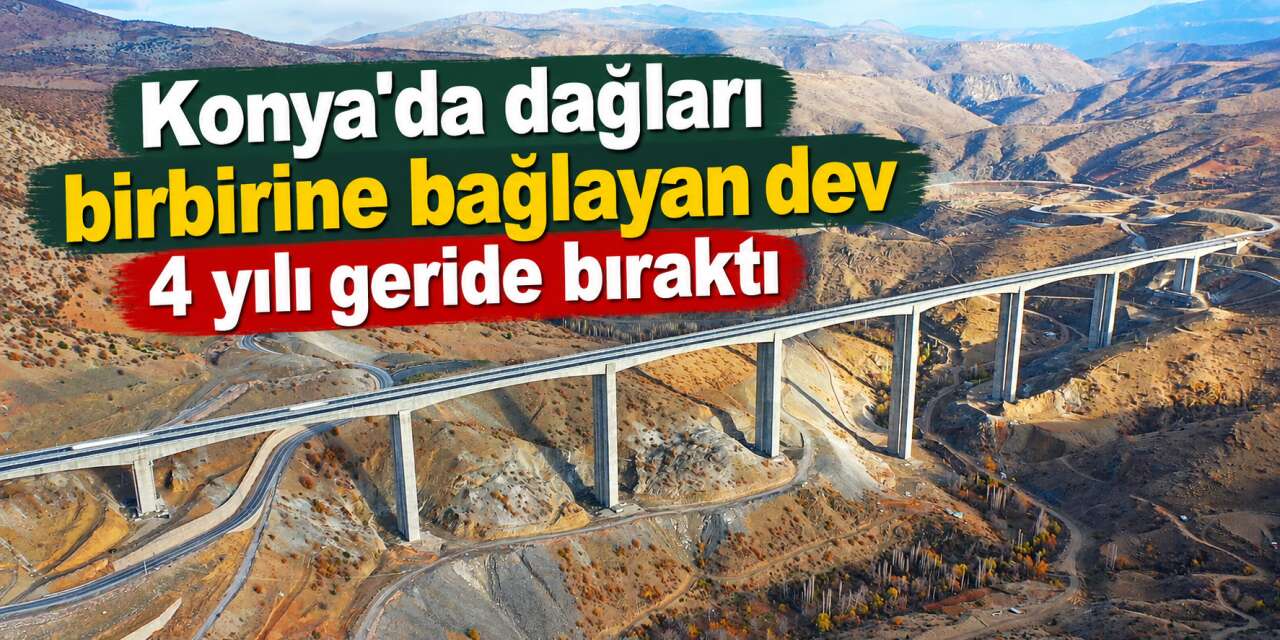 Konya’nın 166 metrelik devi 4 yıldır Türkiye’yi taşıyor