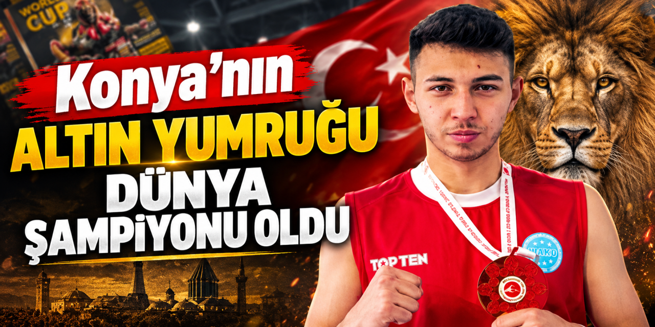 Babasının sözü gerçekleşti! Konyalı Ramazan Sevinç altın madalyanın sahibi oldu