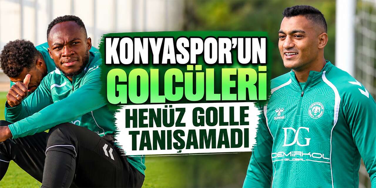 Konyaspor’un golcüleri 8 haftadır suskun