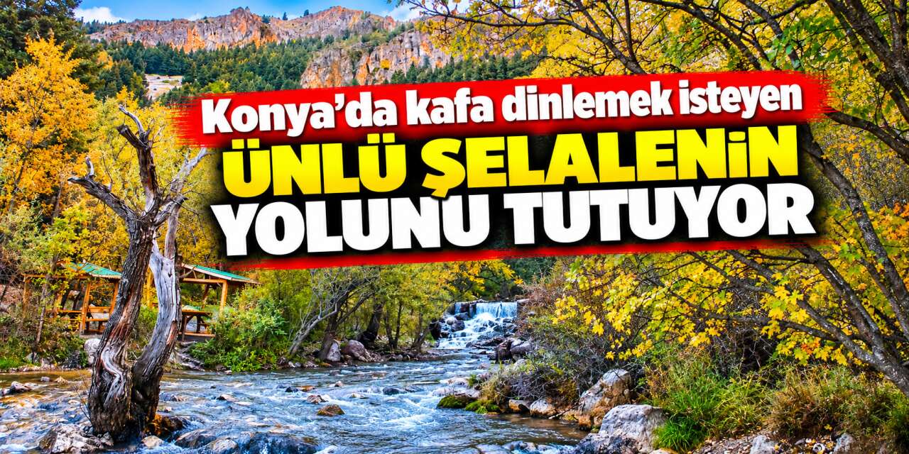 Konya’da yazın adım atacak yer kalmıyordu! Aygırdibi şimdi huzurun adresi