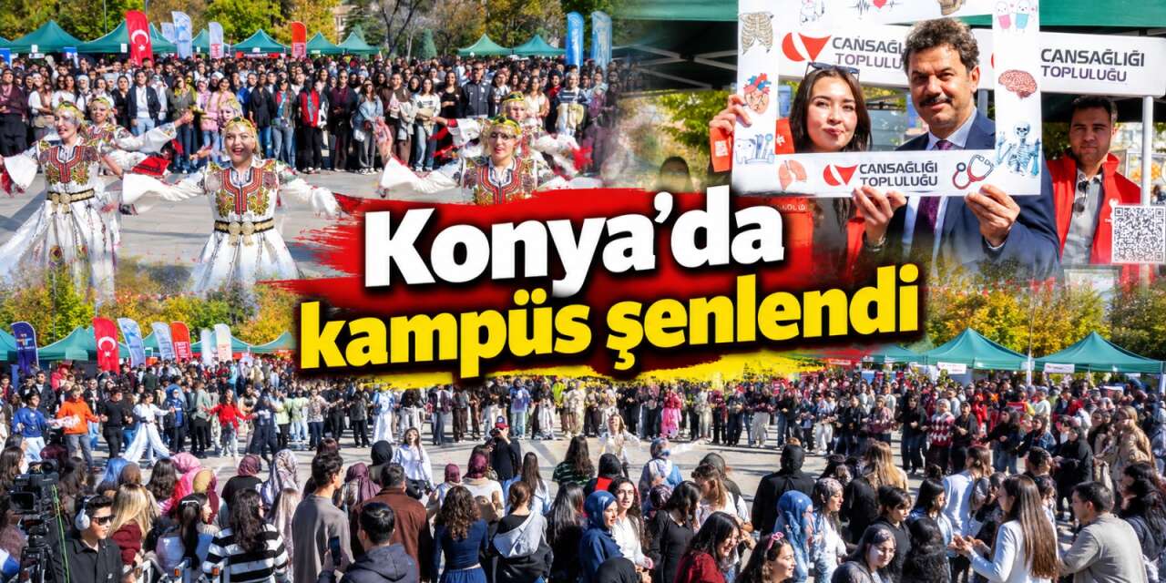 Selçuk Üniversitesinde yeni dönem şenlikle başladı