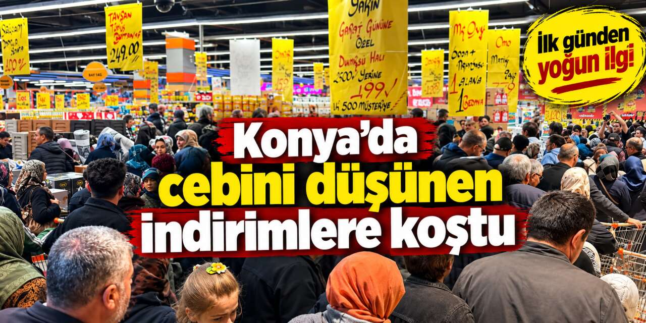 Konya Çelikkayalar’da Büyük Garaj Günleri başladı! 4 gün sürecek