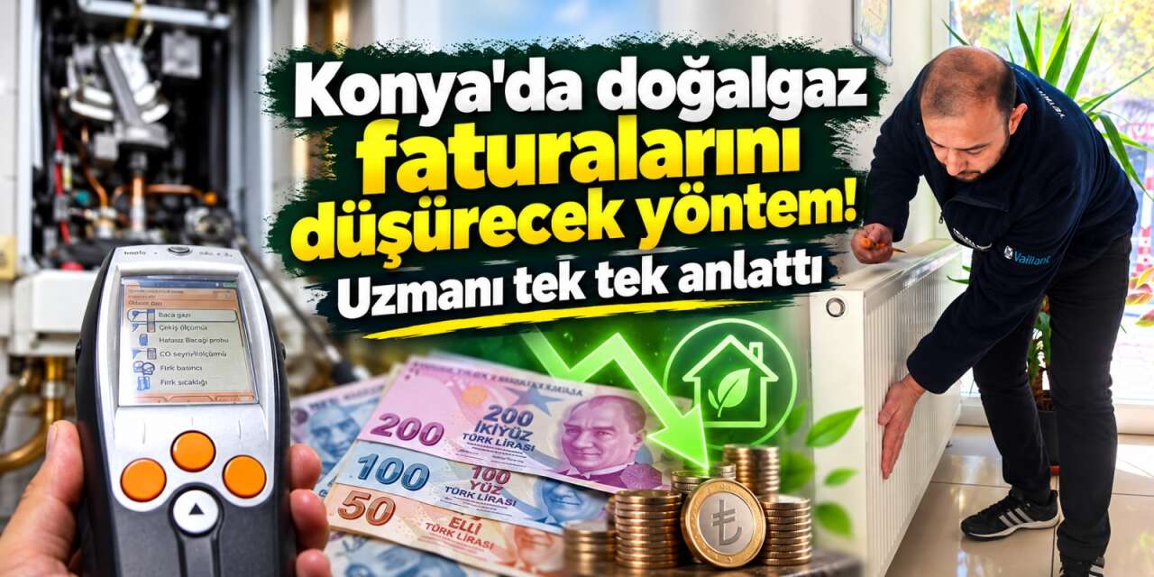 Konya’da faturayı kabartan hata! Kombide bu detayı atlamayın
