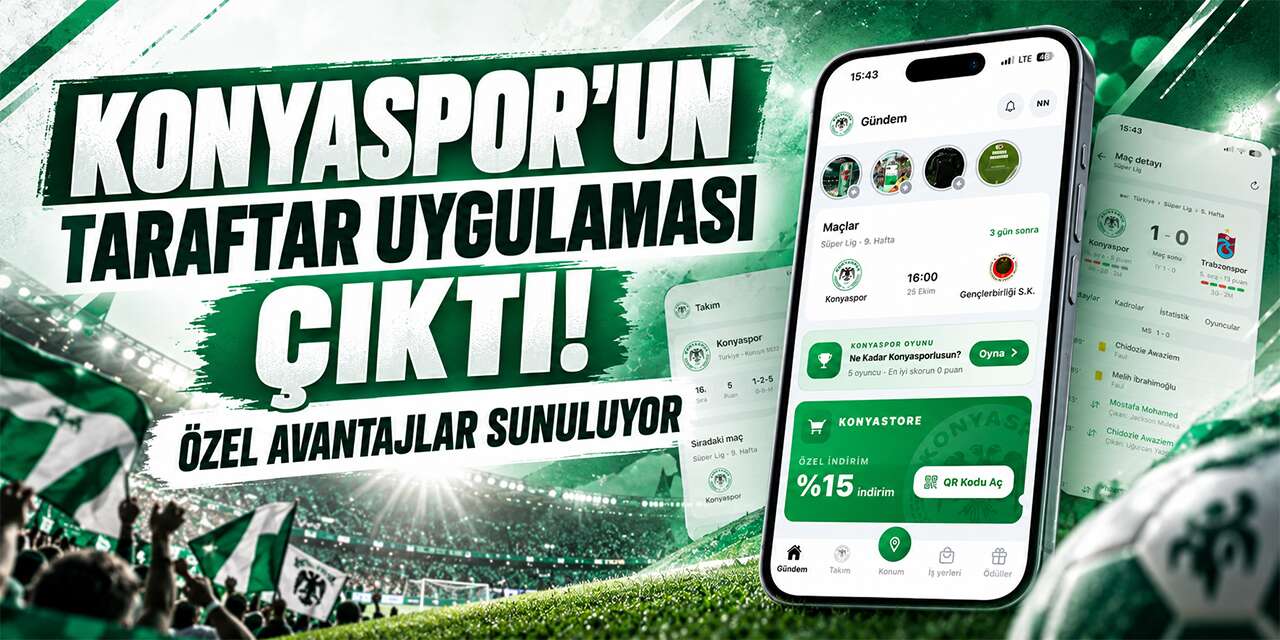 Konyaspor’un taraftar uygulaması yayında! Maça giden kazanacak