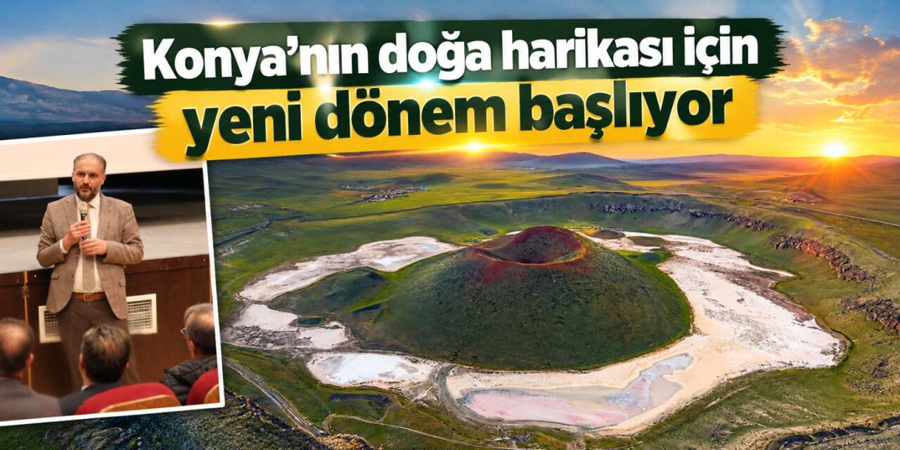 Dünyanın Konya'daki nazar boncuğu Meke Gölü’ne can suyu geliyor